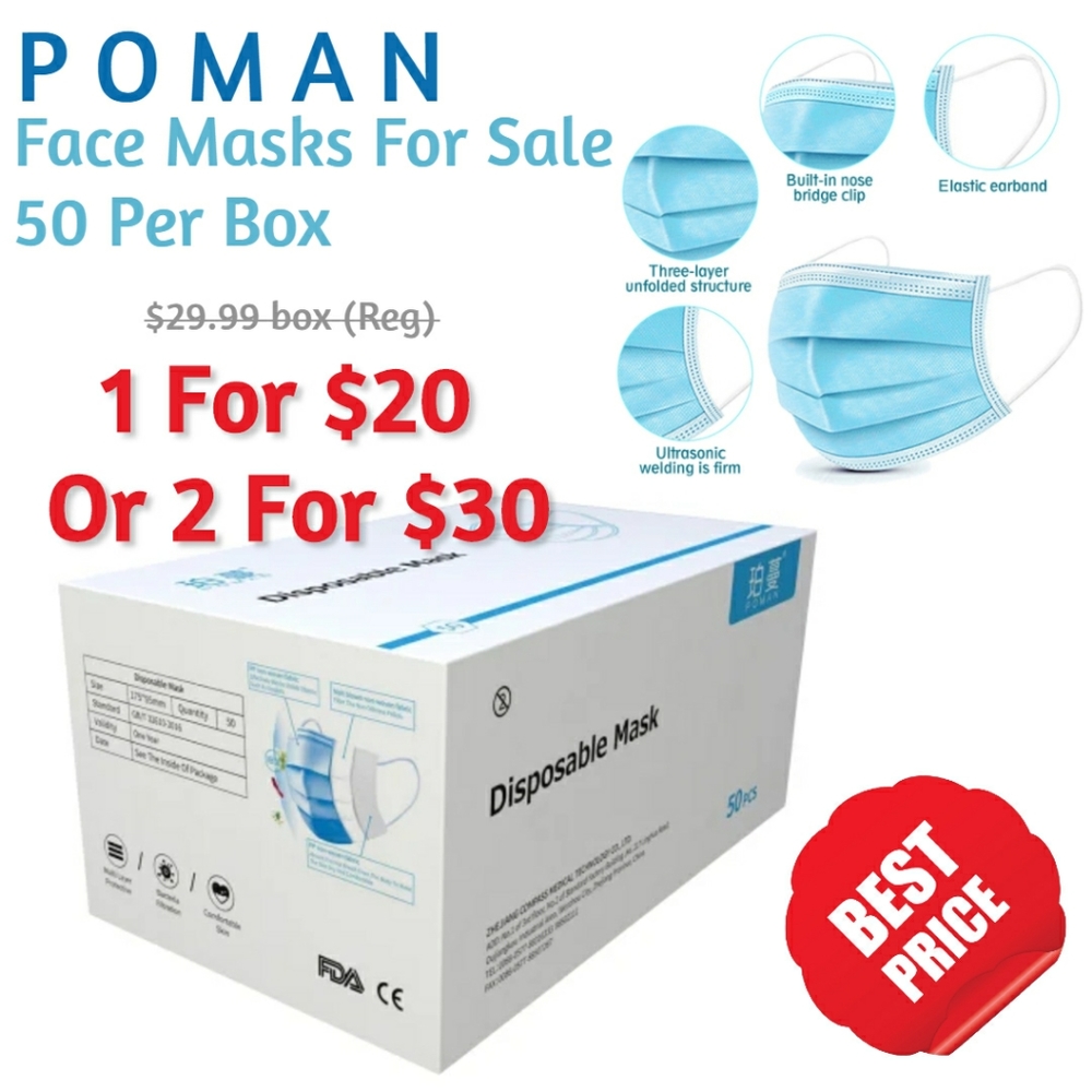 Disposable face masks
